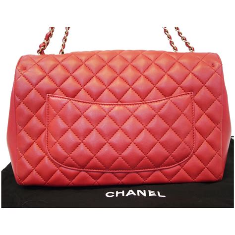 chanel classic flap red bag|chanel classic jumbo flap bag.